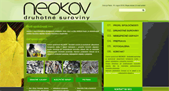 Desktop Screenshot of neokov.sk