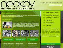 Tablet Screenshot of neokov.sk